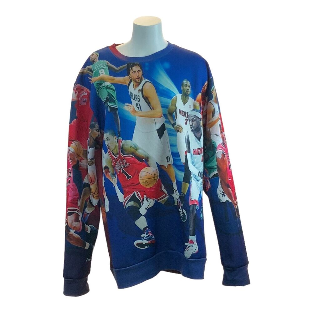 NBA Legends VTG Sweatshirt XL  LeBron Jordan Kobe Mr 1991 INC